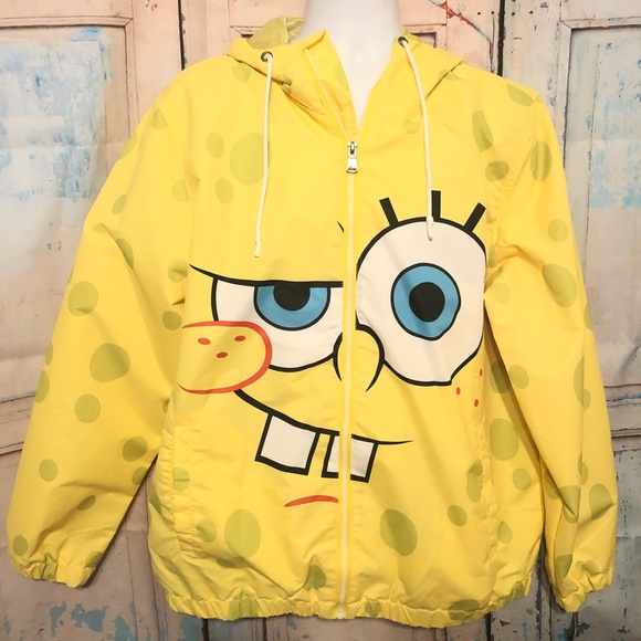 Nickelodeon Sponge Bob Windbreaker Members Only - Picture 5 of 7